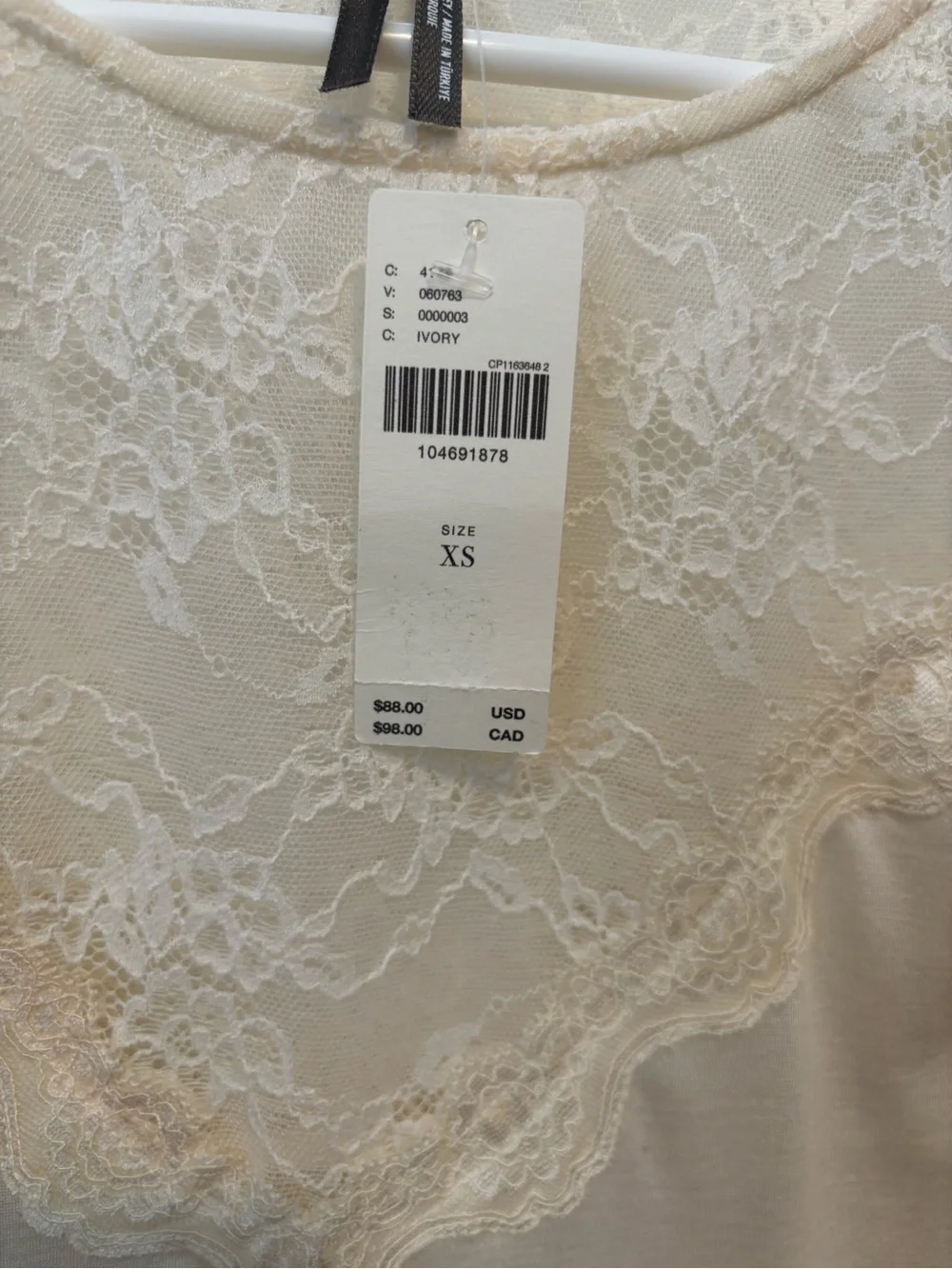 Anthropologie sheer lace